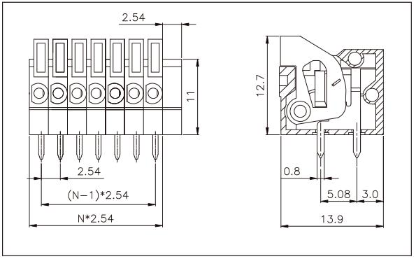 XL141R-2.54